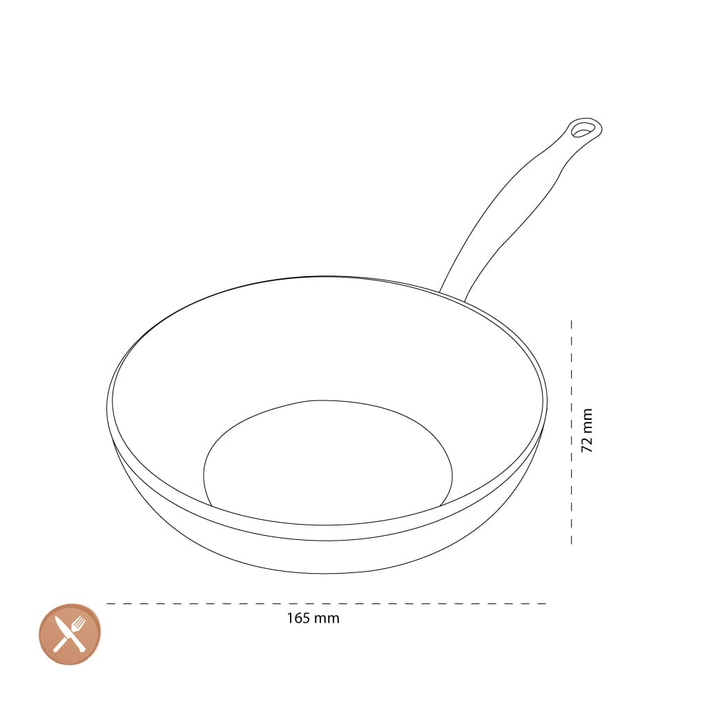 GreenPan - Barcelona Pro Wok con revestimiento antiadherente cerámico 28 cm Wokpan GreenPan