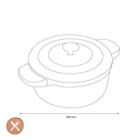 GreenPan - Cazuela ultraligera con revestimiento cerámico antiadherente de 28 cm