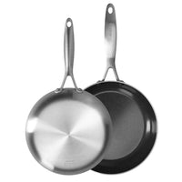 GreenPan - Juego de sartenes Ginebra de 2 piezas, 24/28 cm