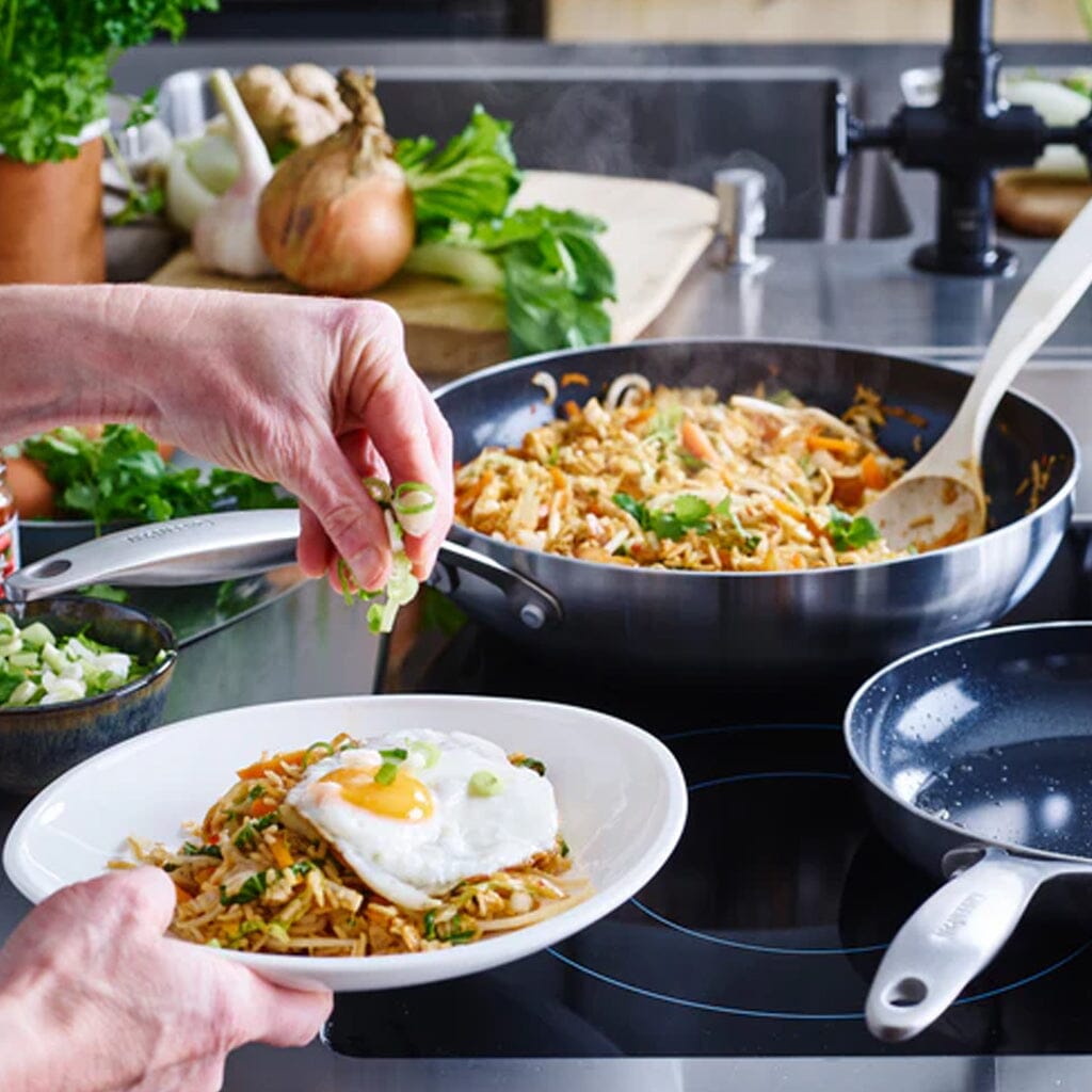 GreenPan - Wok Ginebra con revestimiento antiadherente cerámico Wokpan 28cm GreenPan