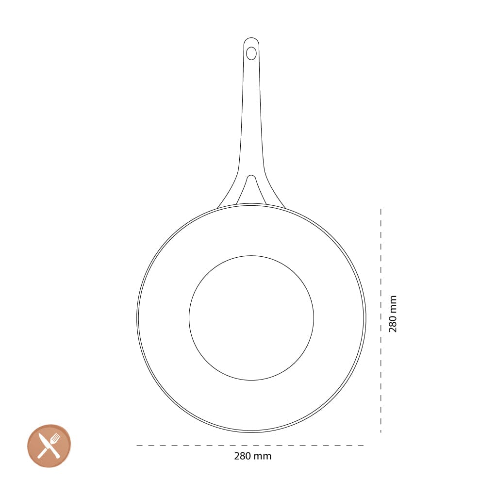 GreenPan - Wok Ginebra con revestimiento antiadherente cerámico Wokpan 28cm GreenPan