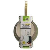 GreenPan - Juego de sartenes naturales de 3 piezas con revestimiento antiadherente cerámico 20/24/28 cm Juego de sartenes GreenPan