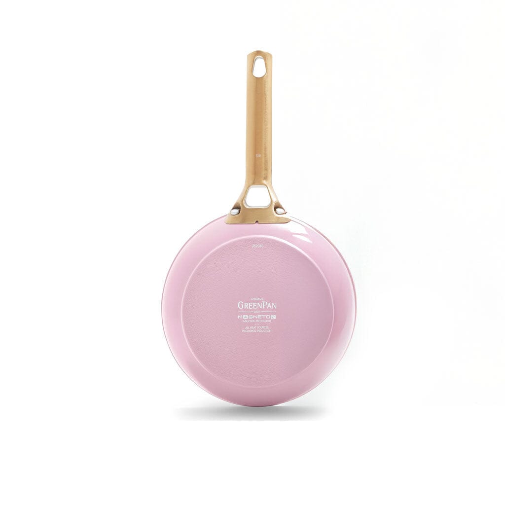GreenPan - Juego de sartenes Padova Blush Pink de 2 piezas con revestimiento antiadherente de cerámica Juego de sartenes GreenPan