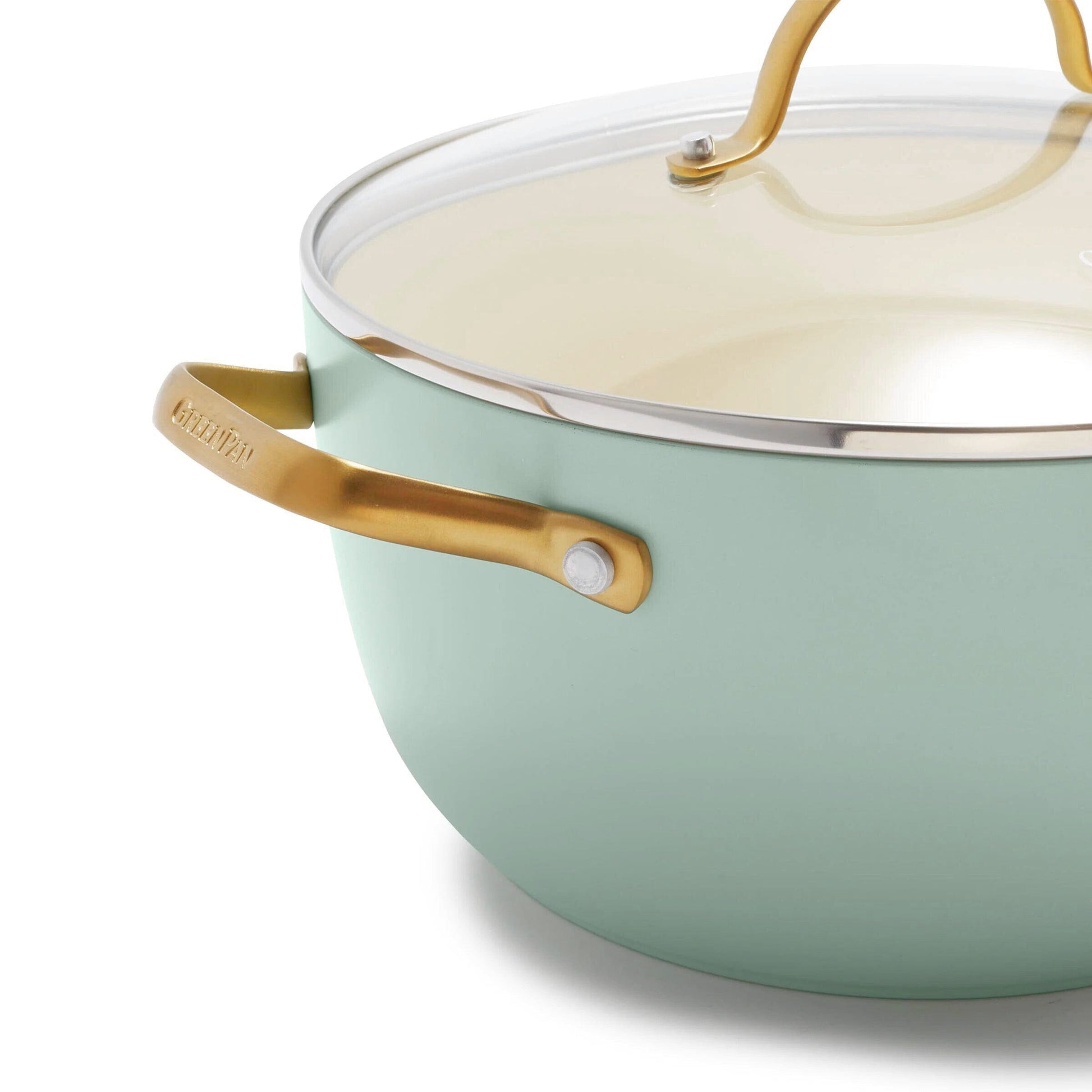 GreenPan - Juego de sartenes Padova Mint Green de 10 piezas Juego de sartenes GreenPan
