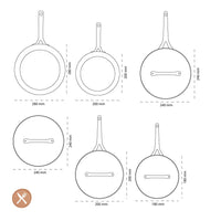 GreenPan - Juego de sartenes Padova Oxford Blue de 10 piezas Juego de sartenes GreenPan