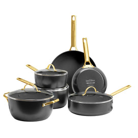 GreenPan - Juego de sartenes Padova Reserve Black de 10 piezas GreenPan - Juego de sartenes Padova Reserve Black de 10 piezas Juego de sartenes GreenPan