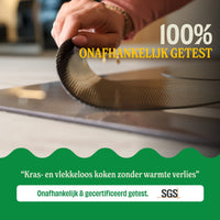Cook & Pan - Juego de protectores de inducción Taupe of Mind - Paquete de 4