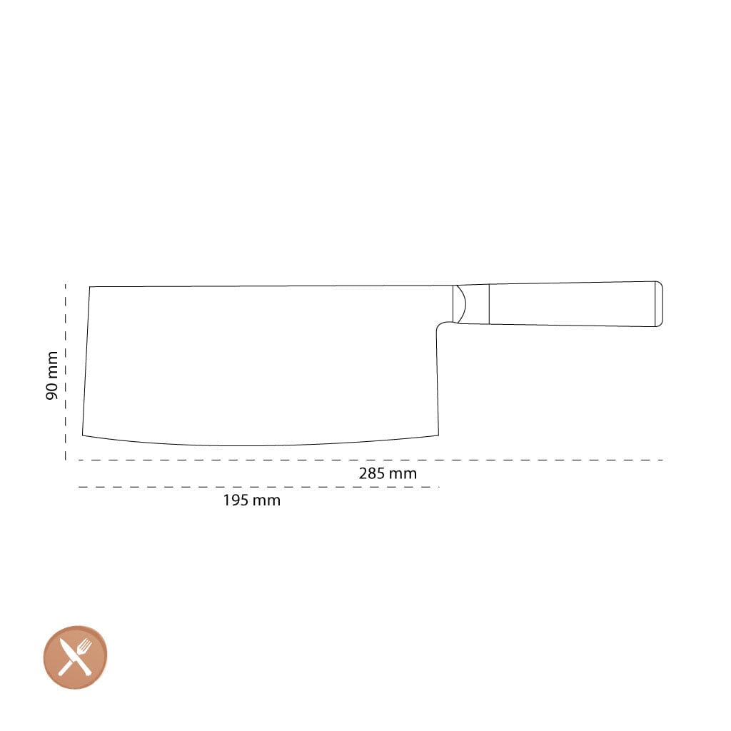 Kai Shun - Cuchillo de Chef Chino 7'' (18.0 cm) Kai Shun