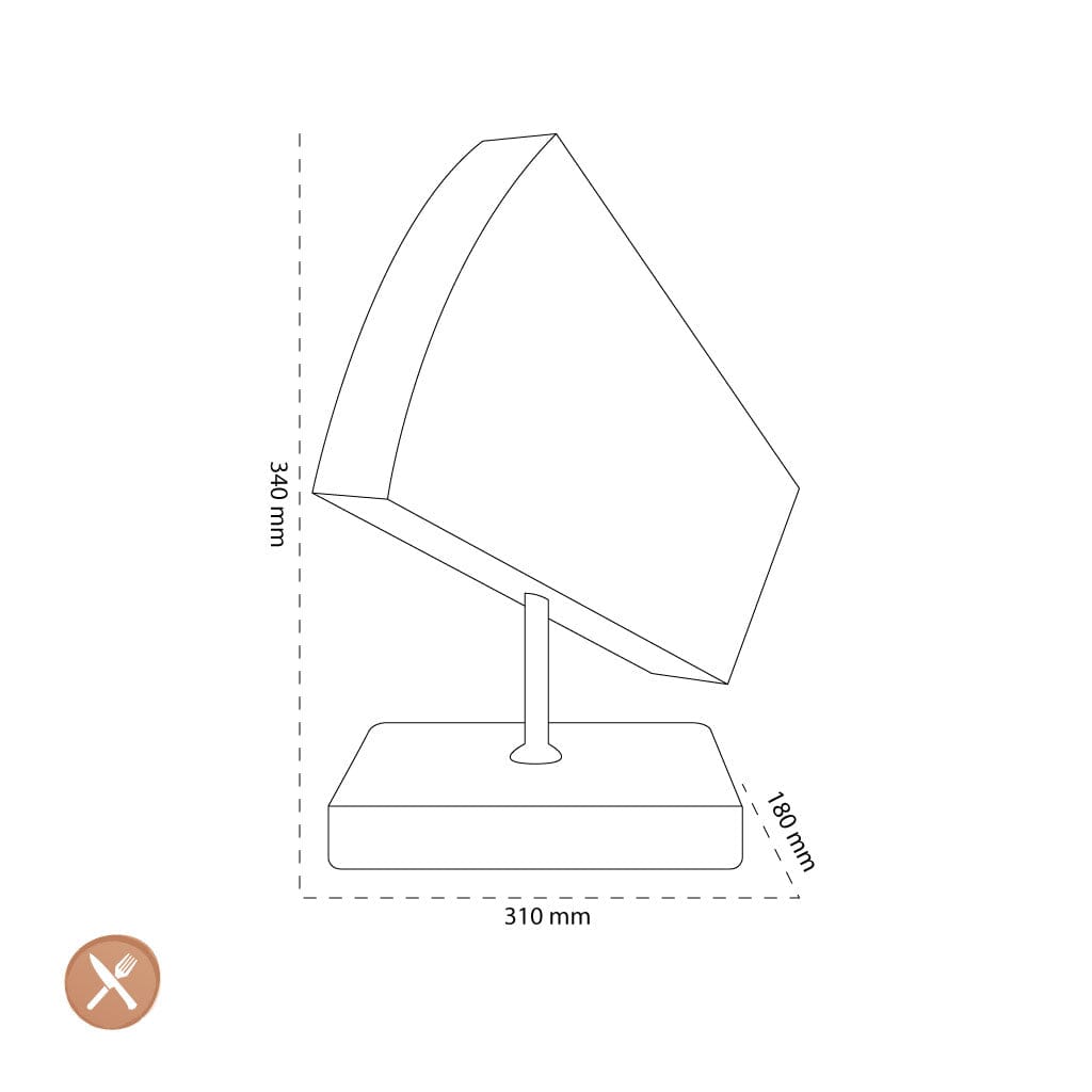 Kai Shun - Bloque de cuchillos giratorio de granito/roble Kai Shun