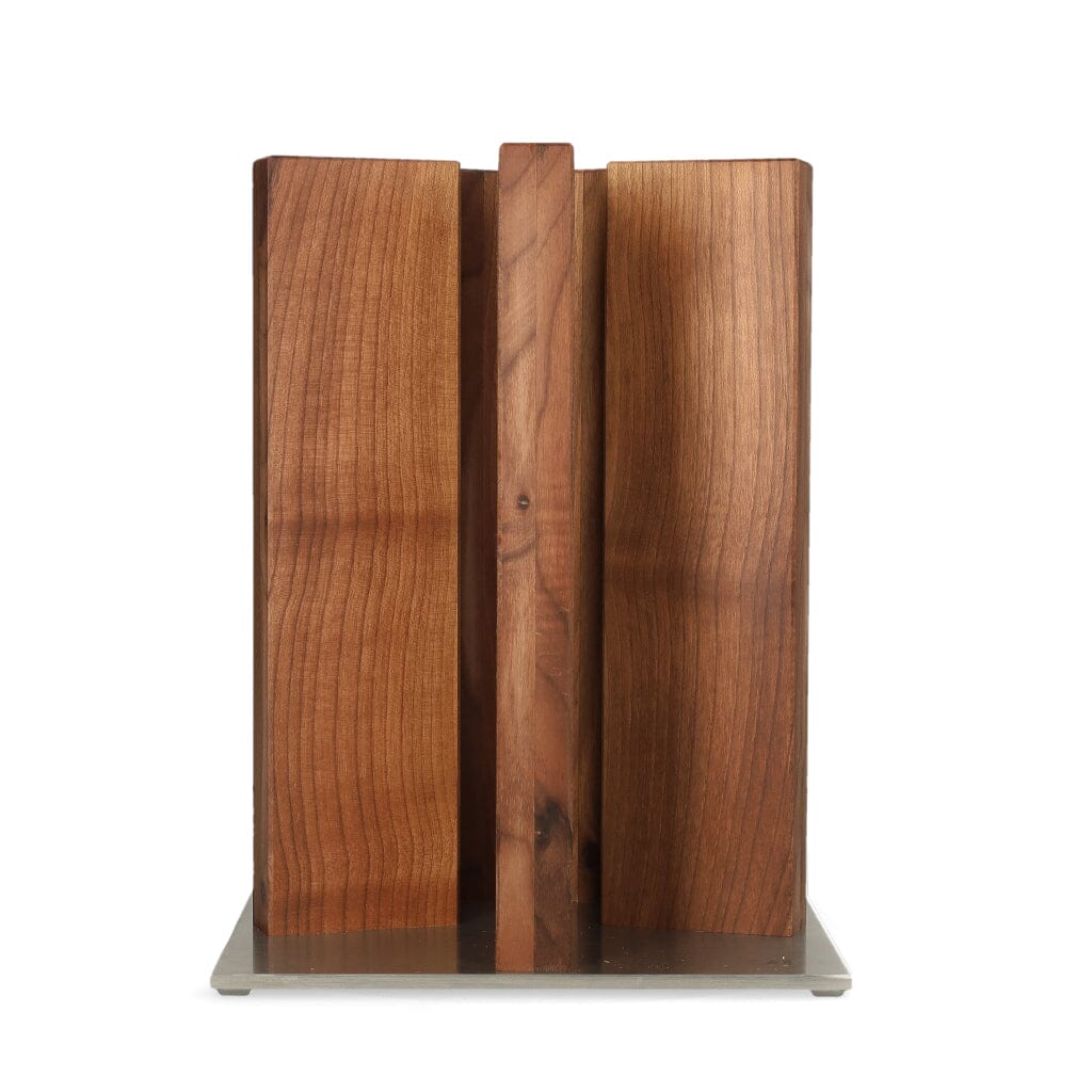 Bloque de cuchillos "Stonehenge" de Kai Shun, bloque de cuchillos de acero inoxidable/nogal Kai Shun