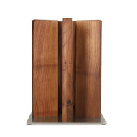 Bloque de cuchillos "Stonehenge" de Kai Shun, bloque de cuchillos de acero inoxidable/nogal Kai Shun