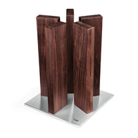 Bloque de cuchillos "Stonehenge" de Kai Shun, bloque de cuchillos de acero inoxidable/nogal Kai Shun