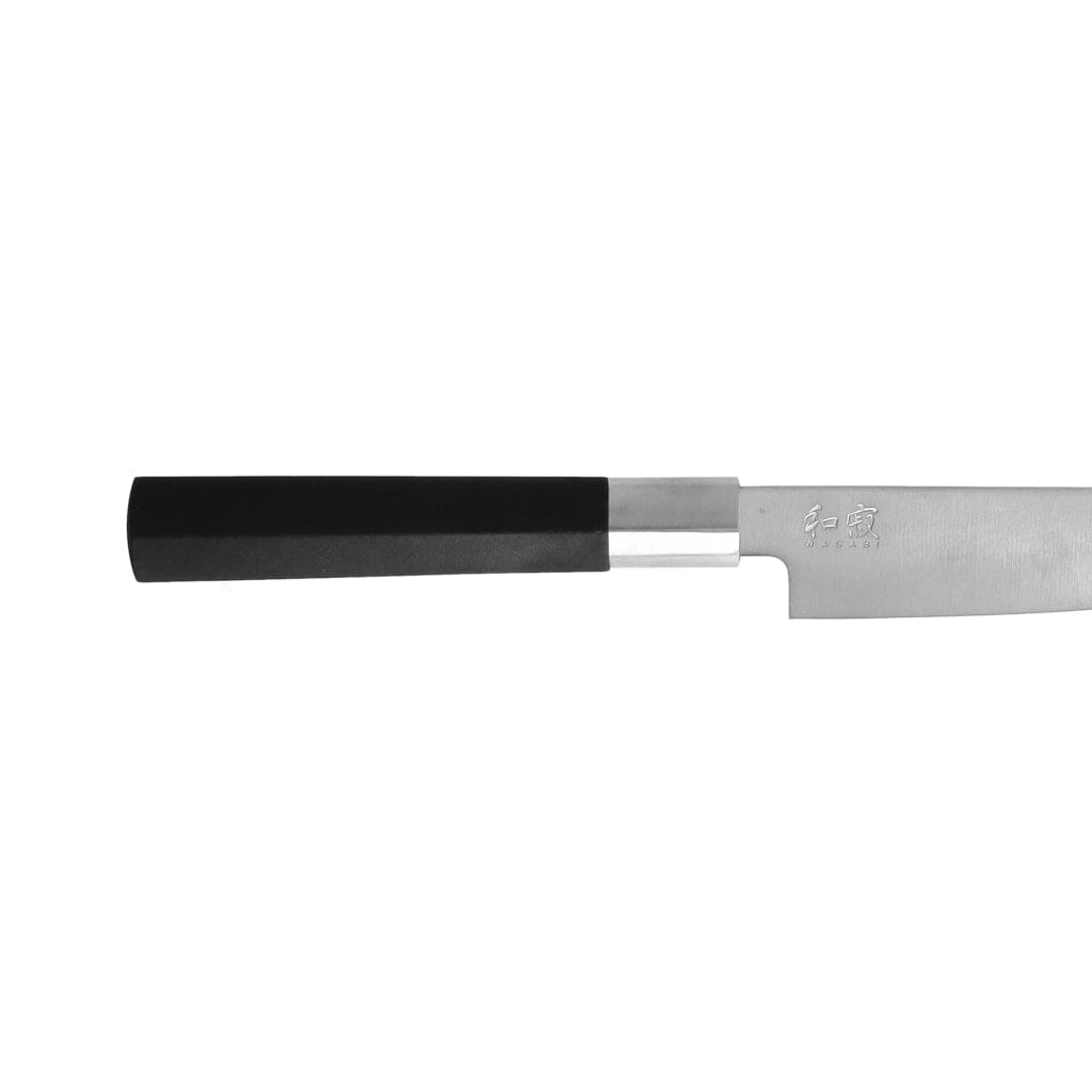 Kai Shun - Cuchillo universal para wasabi negro de 6'' y 15,0 cm. Cuchillo para verduras Kai Shun