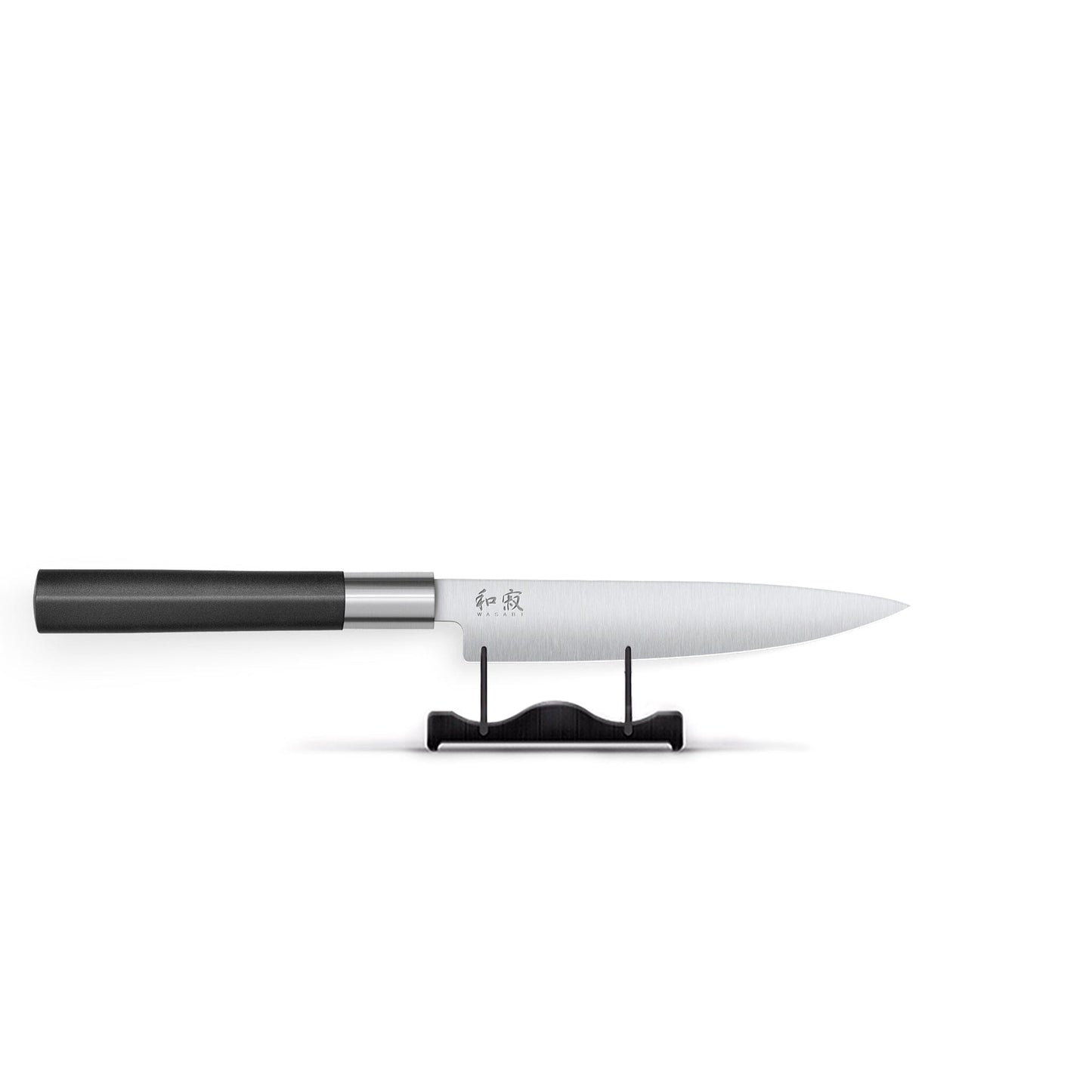 Kai Shun - Cuchillo universal para wasabi negro de 6'' y 15,0 cm. Cuchillo para verduras Kai Shun