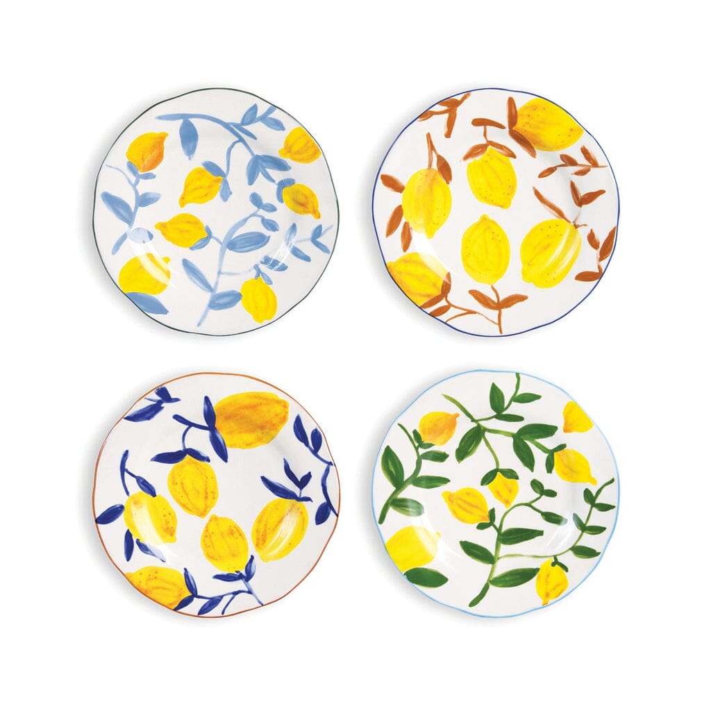 &Klevering - Plato rama de limón juego de 4 Platos &Klevering