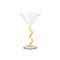 &Klevering - Juego de 2 copas de cóctel Coupe Curve Caramel &Klevering