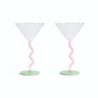 &Klevering - Juego de 2 copas de cóctel Coupe Curve &Klevering