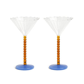 &Klevering - Coupe perle ambre lot de 2 Bezig met laden...