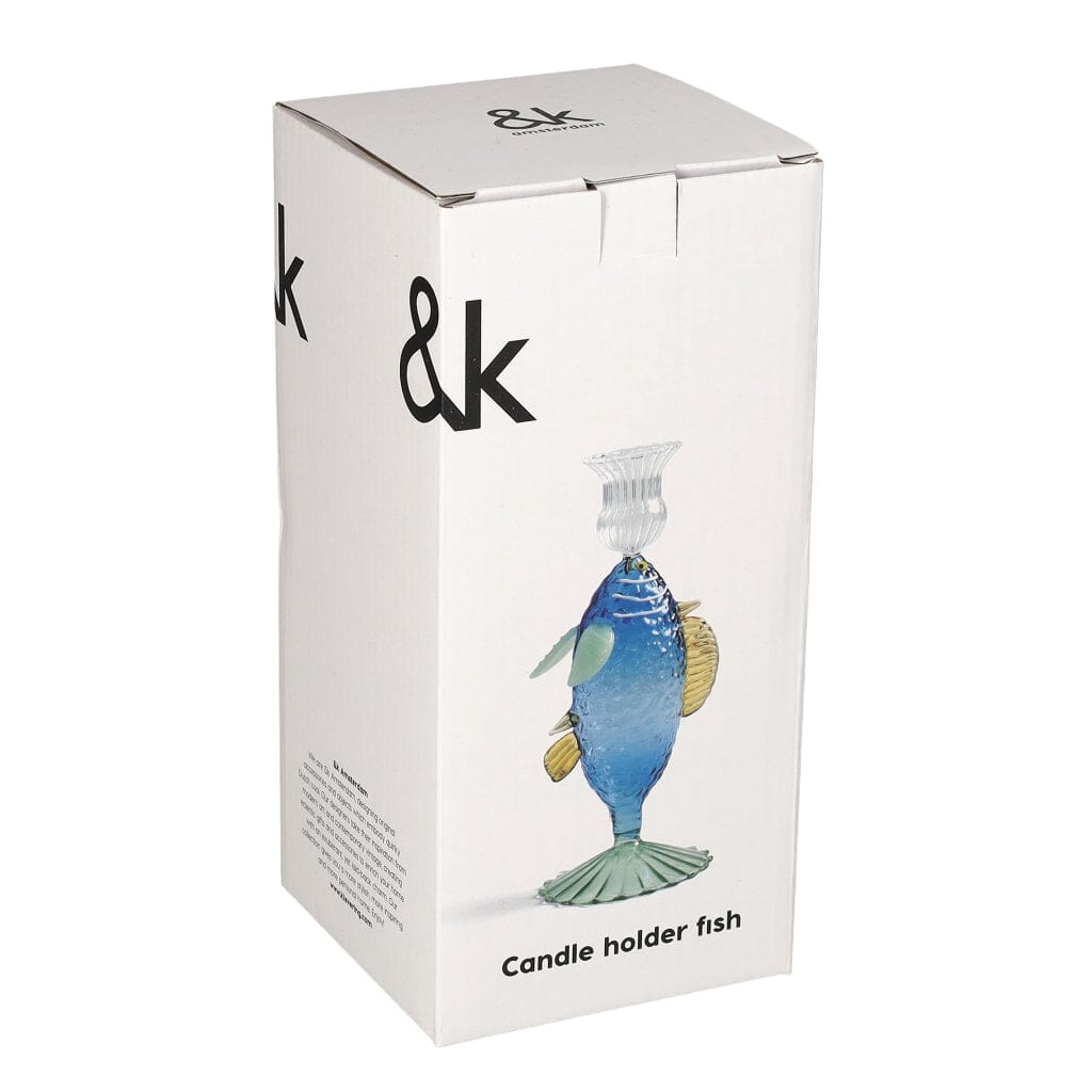 &Klevering - Candelabro pez azul Candelabro &Klevering