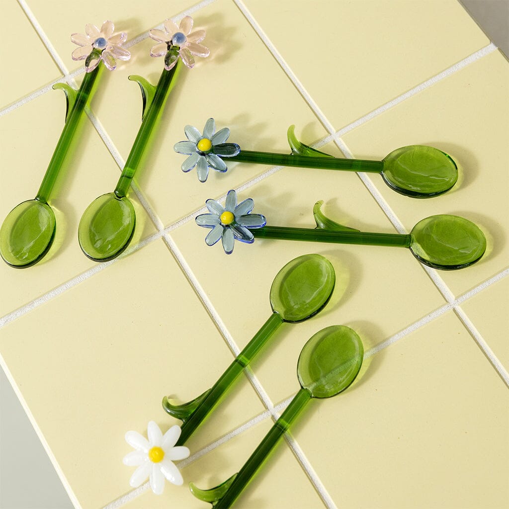 &Klevering - Cuchara flora rosa juego de 2 cucharas &Klevering