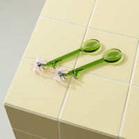 &Klevering - Cuchara flora rosa juego de 2 cucharas &Klevering