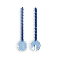 &Klevering - Cubiertos para ensalada sling azul Cubiertos para ensalada &Klevering