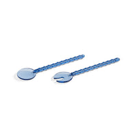 &Klevering - Cubiertos para ensalada sling azul Cubiertos para ensalada &Klevering