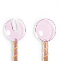 &Klevering - Cubiertos para ensalada Sling - Rosa &Klevering