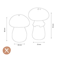 &Klevering - Sal y Pimienta - Set Sal y Pimentero Setas &Klevering