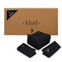 Klud - Paños de cocina de microfibra 7 piezas - Negro Klud