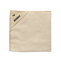 Klud - Paños de cocina de microfibra Waffle, 7 piezas, color almendra Paños de cocina Klud