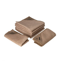 Klud - Paños de cocina de microfibra Waffle, 7 piezas Paños de cocina Latte Klud