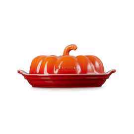 Le Creuset - Mantequera Calabaza Naranja-Rojo Le Creuset - Botervloot Pompoen Oranjerood Le Creuset