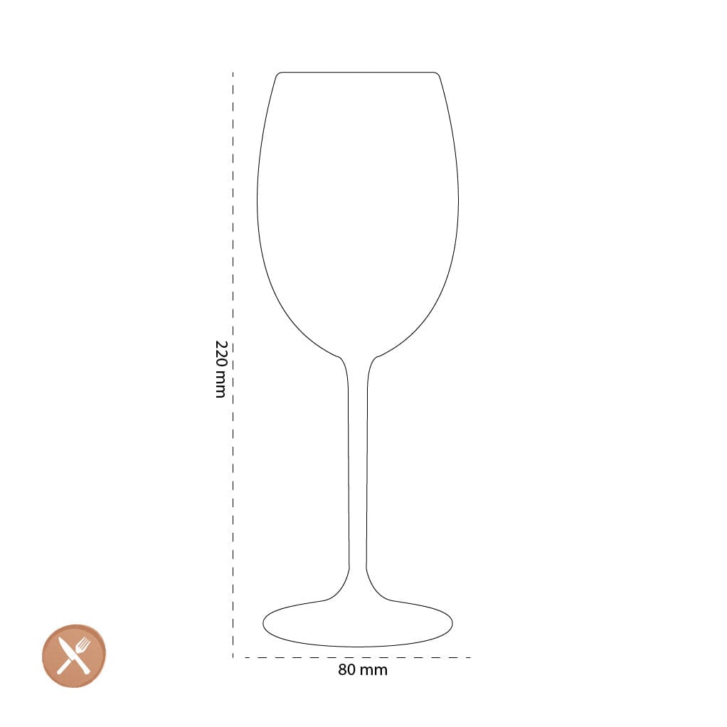 Leonardo - Copas de Vino Blanco DIARIAS 370ml - 6 piezas Copas de vino blanco Leonardo