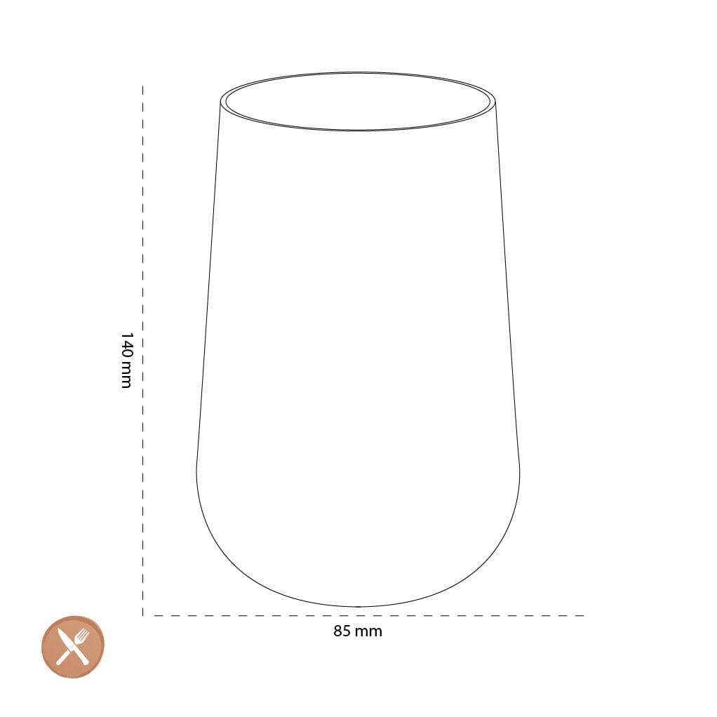 Leonardo - Vaso para beber Brunelli 530ml set de 6 Vasos de agua Leonardo