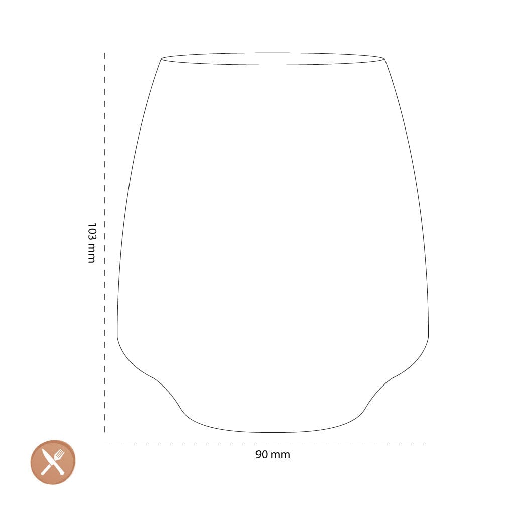 Leonardo - Vaso para beber Cesti 460ml set de 6 Vasos de agua Leonardo