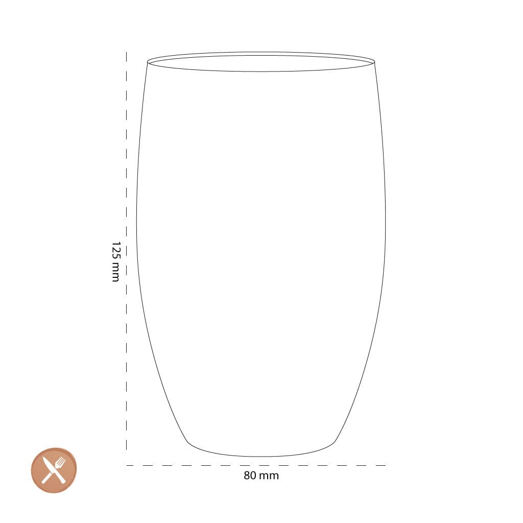 Leonardo - Vaso Poesia 460 ml set de 6 Vasos de agua Leonardo