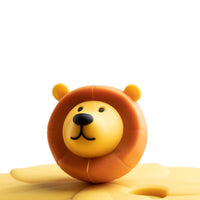 Leonardo - Mascota león amarillo Bambini Vasos de agua Leonardo