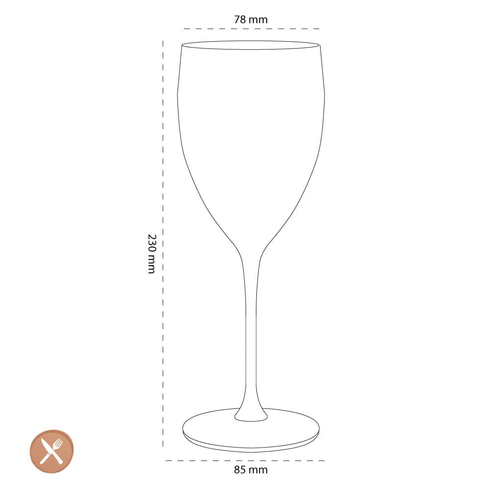 Leonardo - Copas de Vino Blanco POESIA 450ml - 6 piezas Copas de vino blanco Leonardo