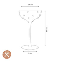 Lepelclub - Coupe à Champagne - Perle - Verres à Champagne Rosé LepelClub