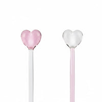 Club de las Cucharas - Cucharas de Cristal - Corazón - Club de las Cucharas Rosas