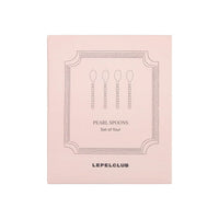 Lepelclub - Cucharas de café - Perla - Juego de 4 LepelClub