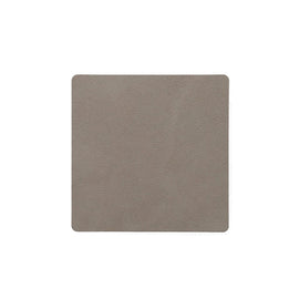 Lind DNA - Alfombrilla de cristal cuadrada Nupo gris claro Lind DNA - Posavasos cuadrado Nupo gris claro Lind DNA