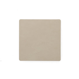 Lind DNA - Estera de Vidrio Cuadrada Nupo Blanco Ostra Lind DNA - Posavasos cuadrado Nupo Oyster White Posavasos Lind DNA