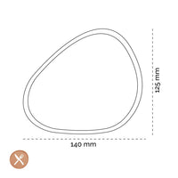 Lind DNA - Posavasos Curve S Roble Negro Posavasos Lind DNA