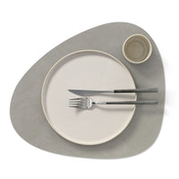 Lind DNA - Mantel individual Curve L Nupo gris claro Mantel individual Lind DNA