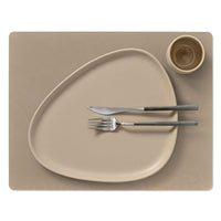 Lind DNA - Mantel individual cuadrado L Nupo Clay Brown Mantel individual Lind DNA