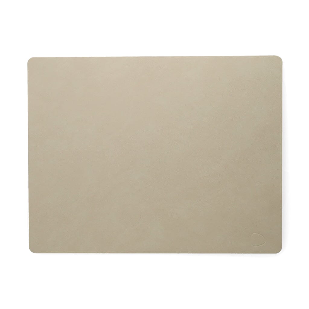 Lind DNA - Mantel individual cuadrado L Nupo Oyster White Mantel individual Lind DNA