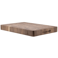 Tabla de cortar de lujo de madera de nogal - 45 x 30 x 4,5 cm Tabla de cortar de madera Shinrai Japón