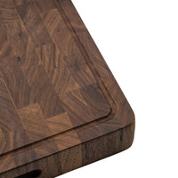 Tabla de cortar de lujo de madera de nogal - 45 x 30 x 4,5 cm Tabla de cortar de madera Shinrai Japón